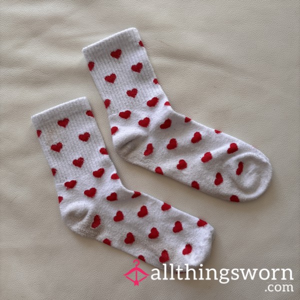 Red Heart Crew Socks