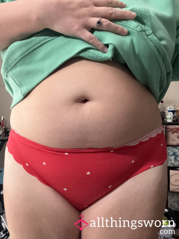Red Heart Panties Spandex