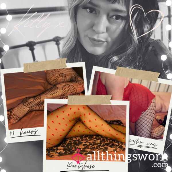 Pantyhose And Tights - Worn To Your Desire For A Minimum Of 48 Hours. Choice Of Designs 💋