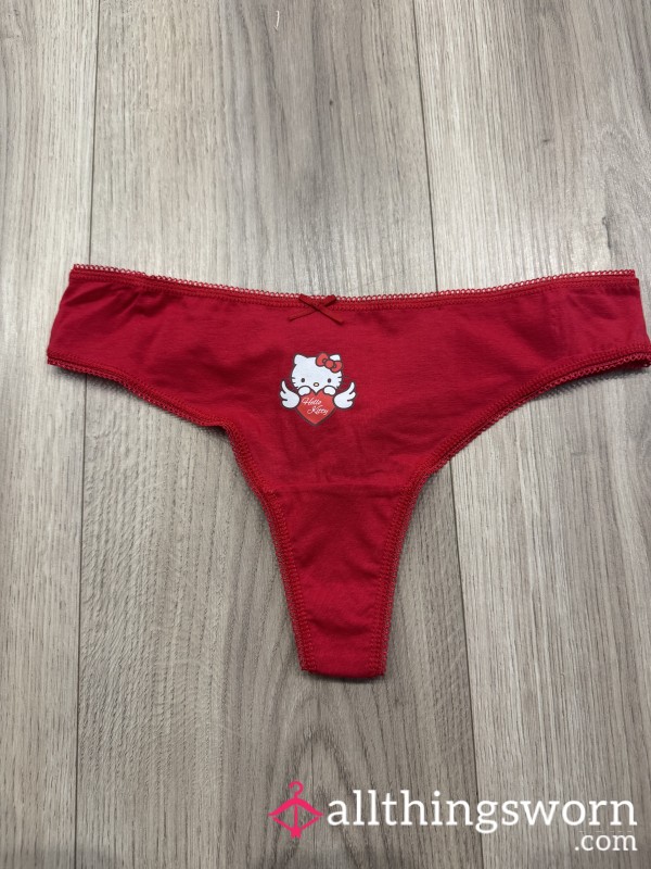 Red Hello Kitty Thong