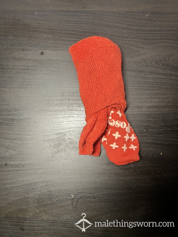 Red Hosp*tal Socks