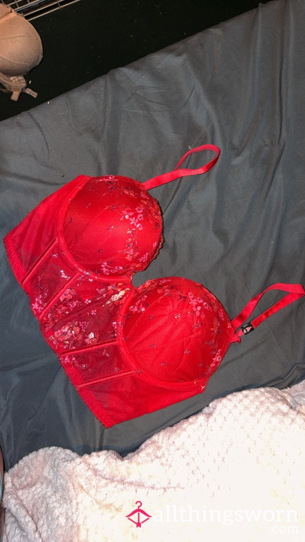 ❤️ RED HOT LACE SET ❤️ Victoria Secrets