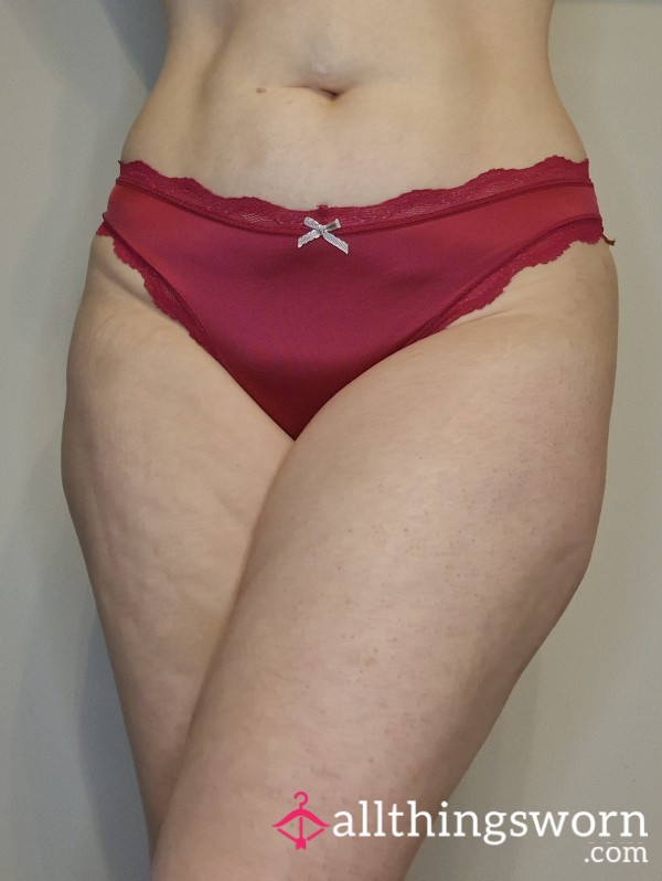 Red Hot Silky Knickers ❤️
