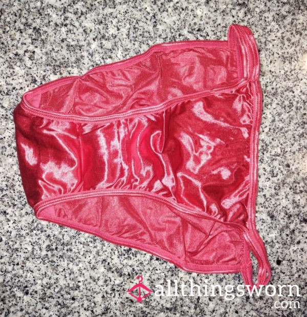 Red Hot Silky Satin Bikini Panty