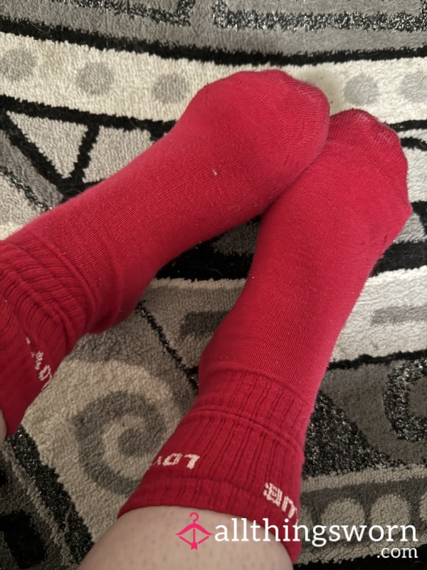 Red Hot Smokey Worn Socks❤️😍