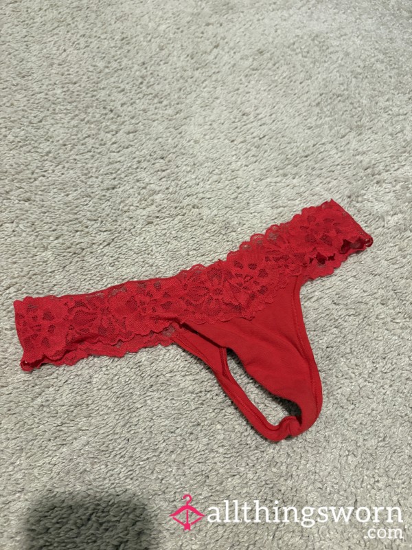 Red Hot Sweaty Thong