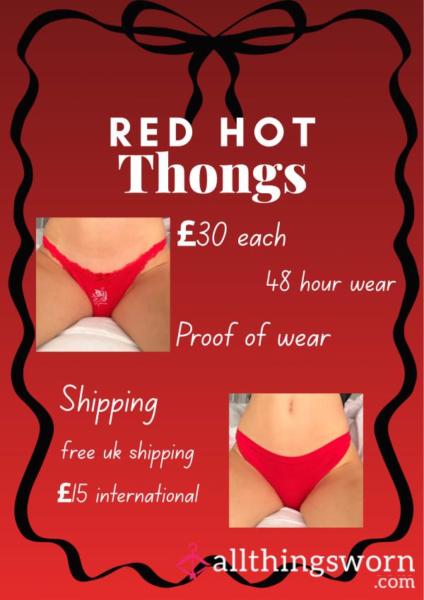 Red Hot Thongs🔥