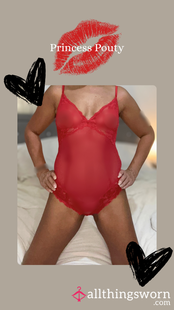 Red Is For…Temptation – Slow Leg Care In Red Lace | Instant Content