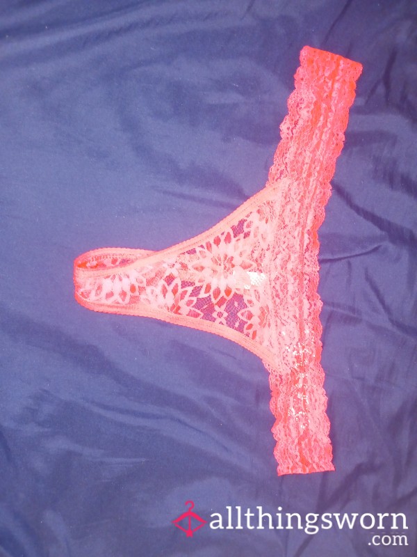 Red Juicy Conture Thong