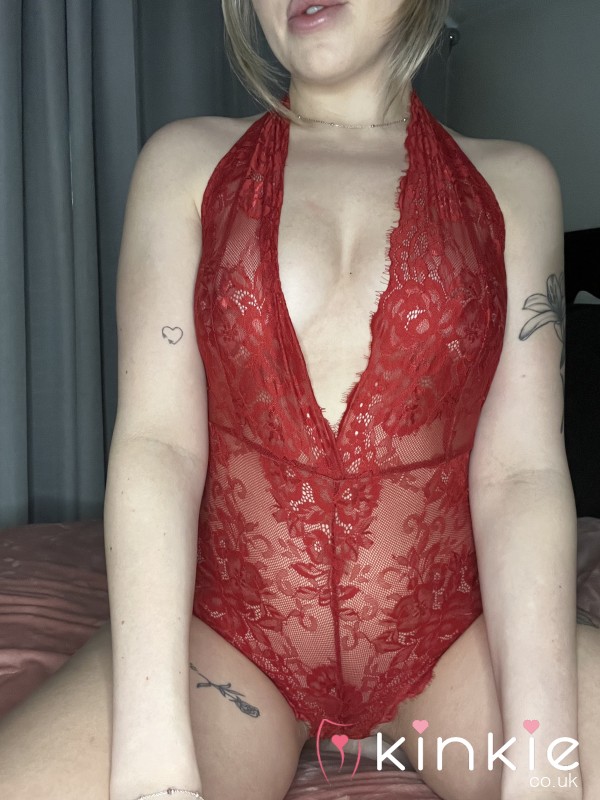 Red Lace Body (inc. UK Postage & Proof Of Wear Pic) ❤️