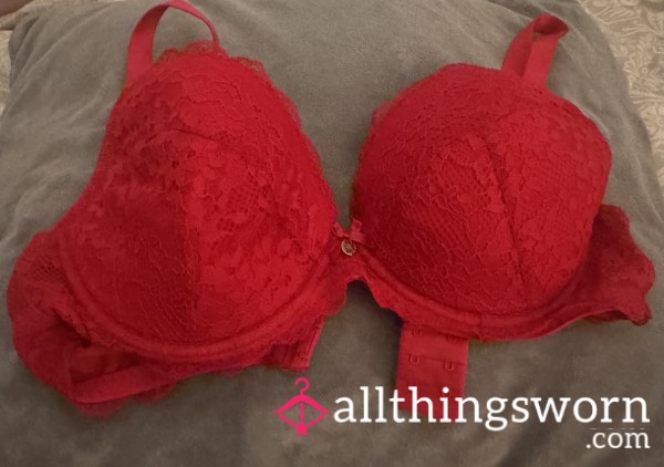 **SOLD**Red Lace Boux Avenue Bra