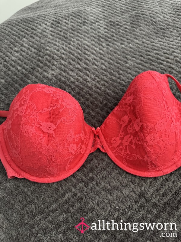 Red Lace Bra (36DD)