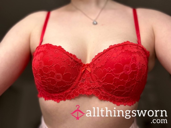 Red Lace Bra💖