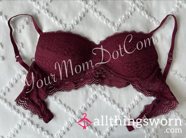 Red Lace Bra