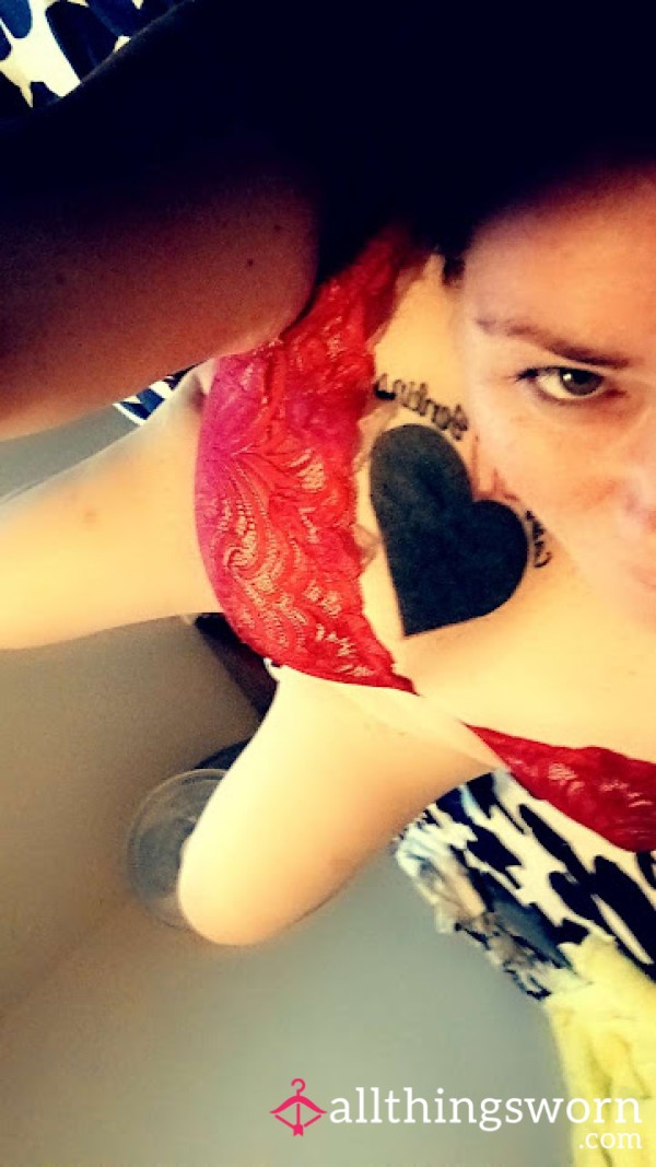 Red Lace Bra