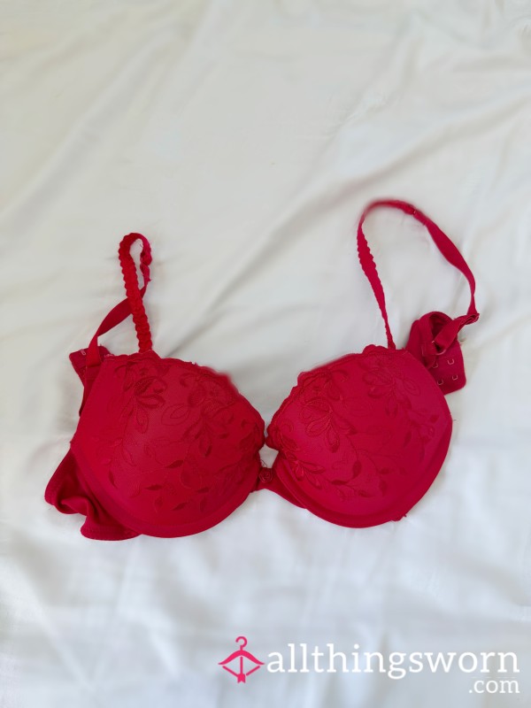 Red Lace Bra • Soft, Feminine & Cozy Girl-Next-Door ❤️