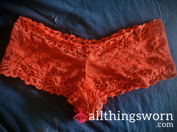 Red Lace Cheekies