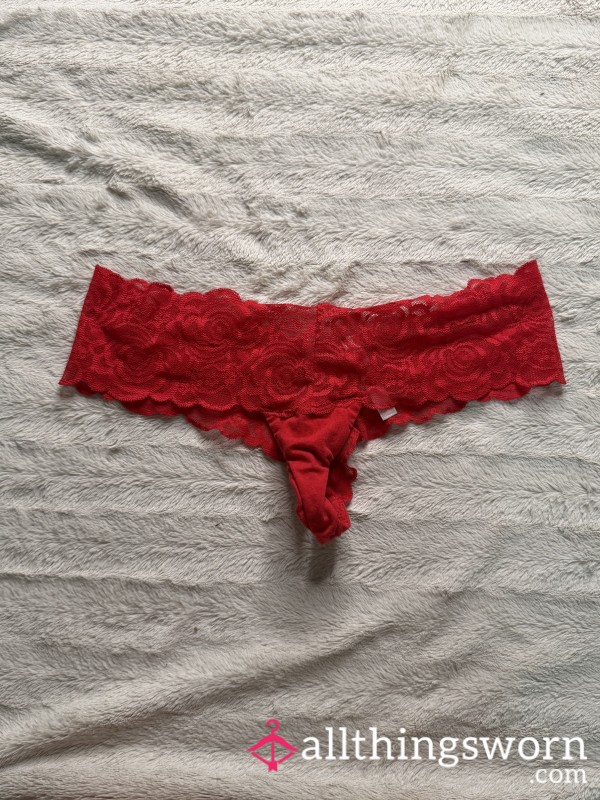 Red Lace Cheeky