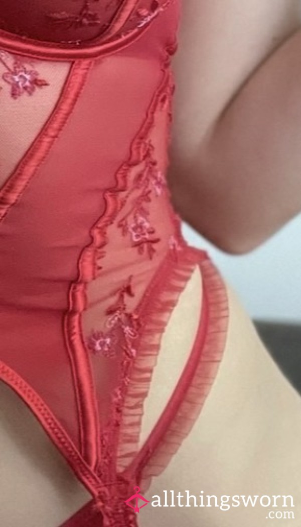 Red Lace Honey Birdette Set