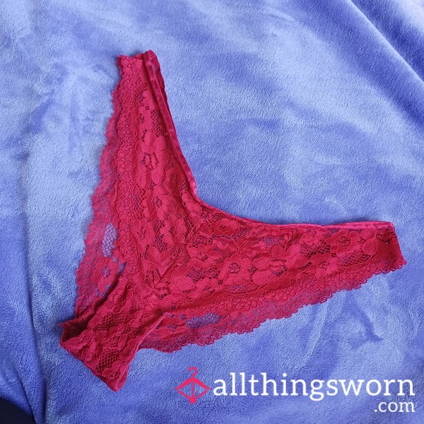Red Lace Pantie