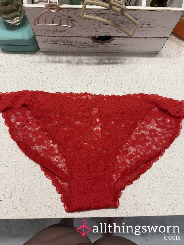 Red Lace Panties
