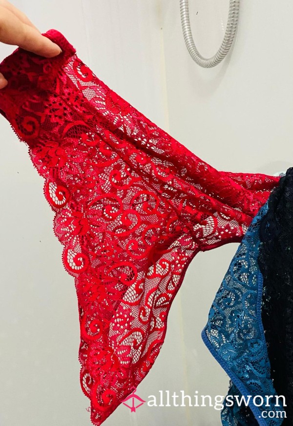 Red Lace Panties 💋
