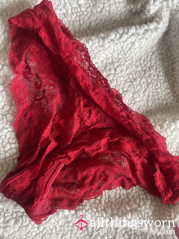 Red Lace Panties
