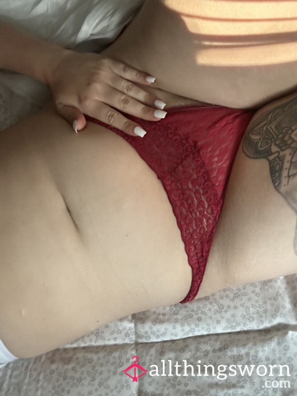Red Lace Panties