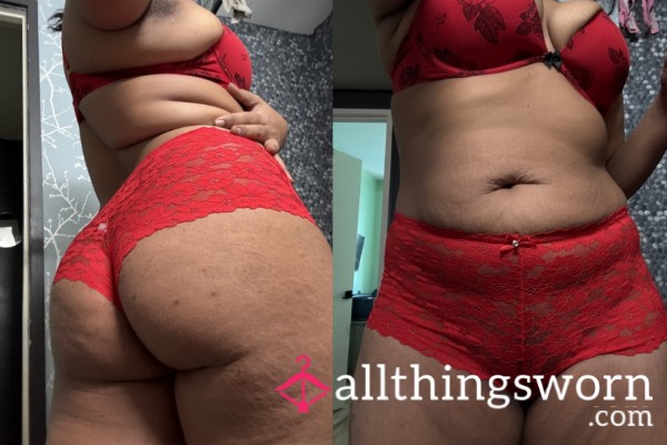 Red Lace Panties ❤️