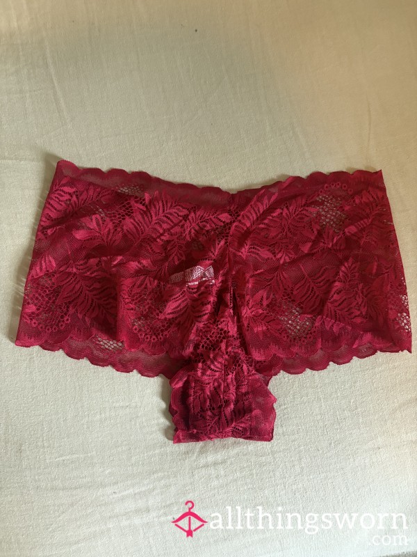 Red Lace Panties