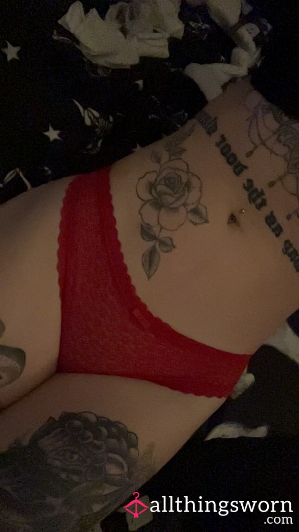 Red Lace Panties