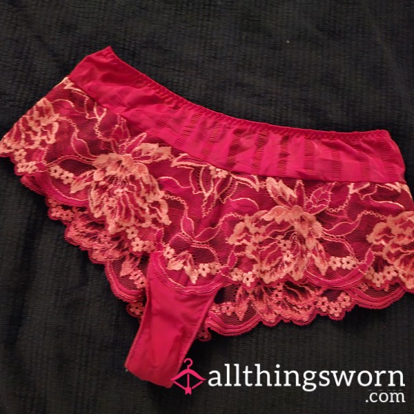Red Lace Panties