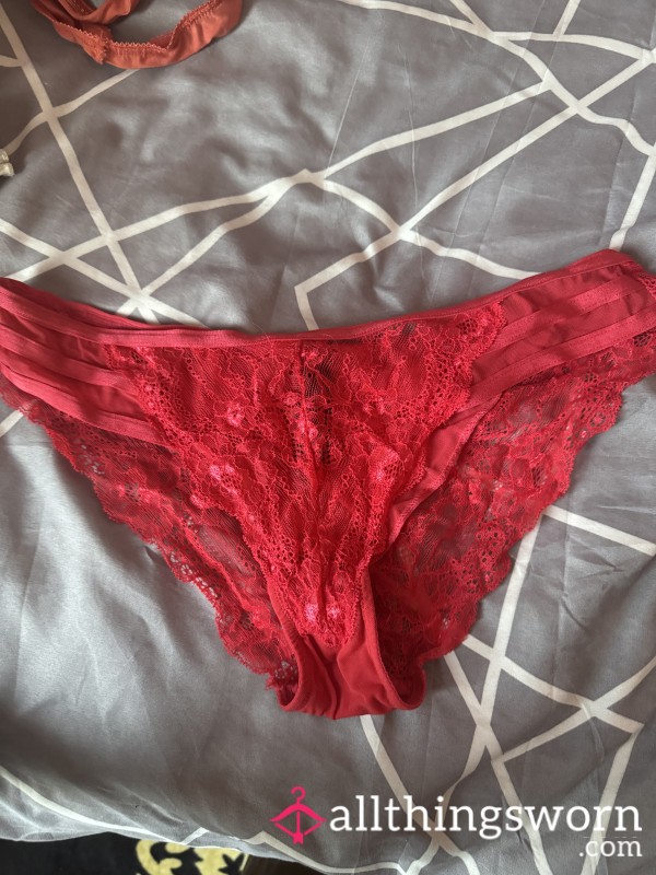Red Lace Panties