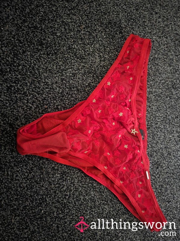 Red Lace Panties