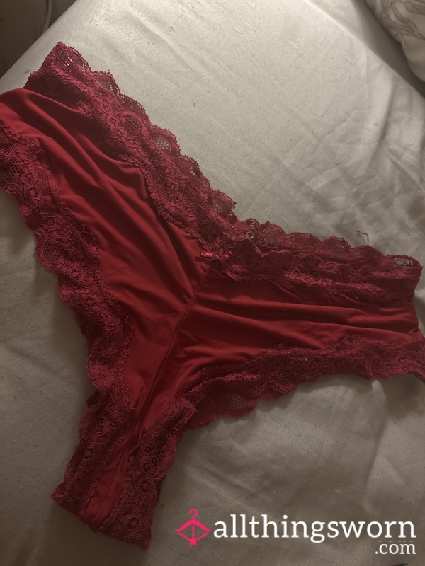 Red Lace Panties ❤️‍🔥