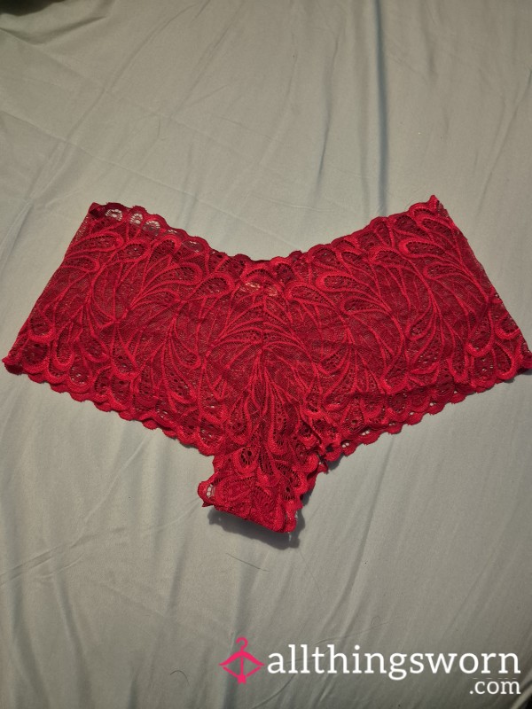 Red Lace S**y Panties