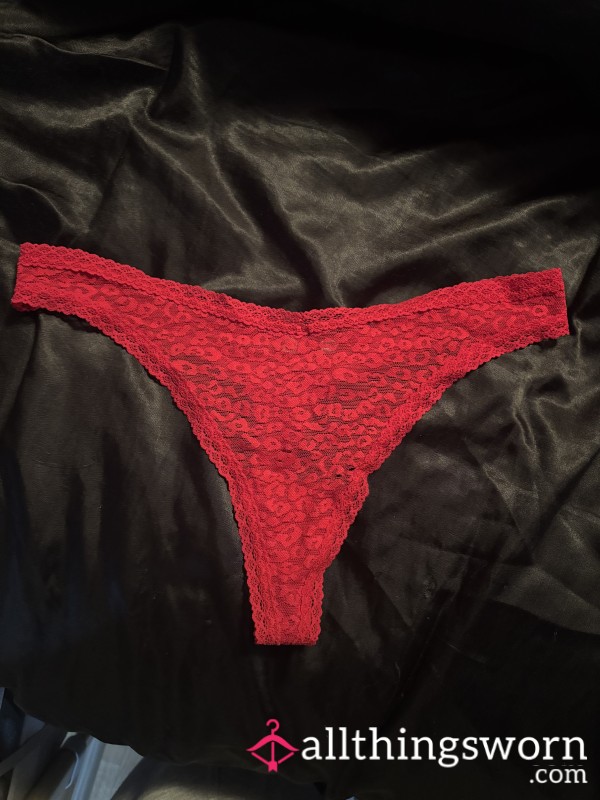 Red♥️ Lace Thong