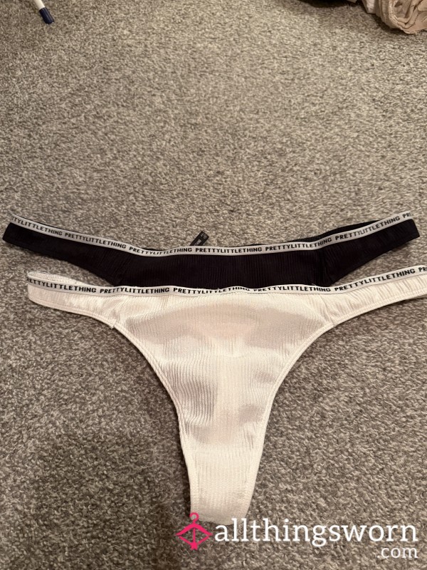 🧵 Worn PLT Cotton Thongs 🧵