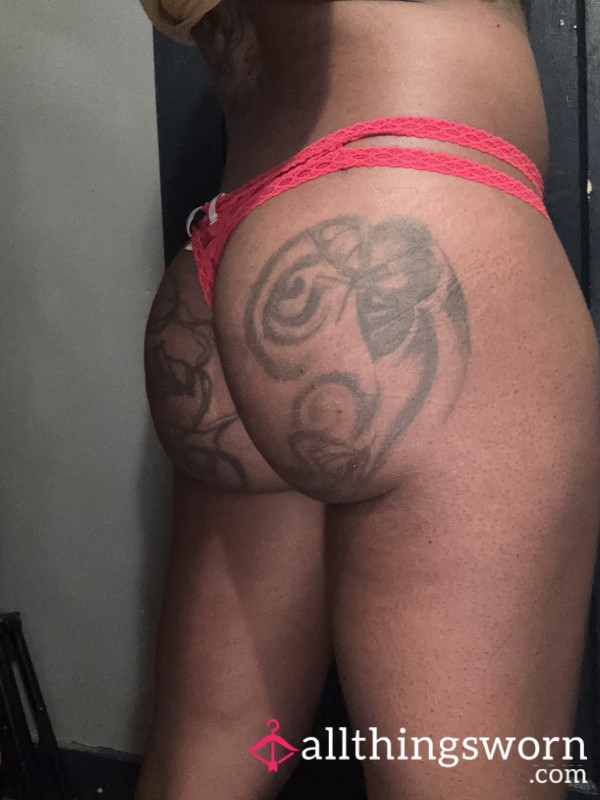 Red Lace Thong