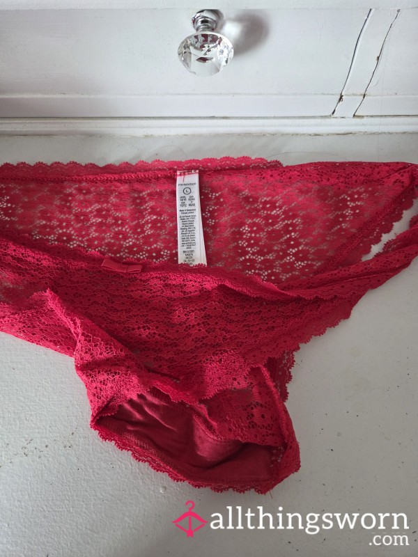 Red Lace Undies
