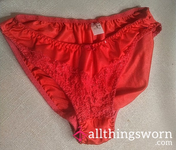 Red Laced Panties