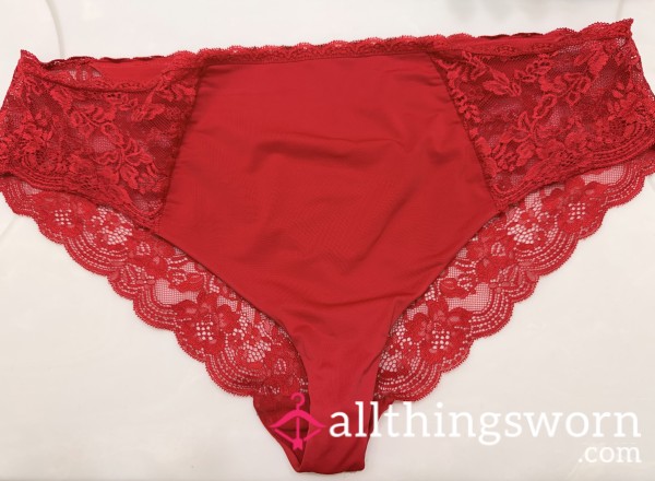 💋 Red Laced Panties 💋