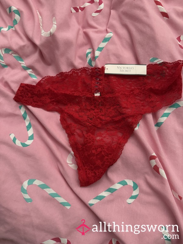 Red Laced VS Panties