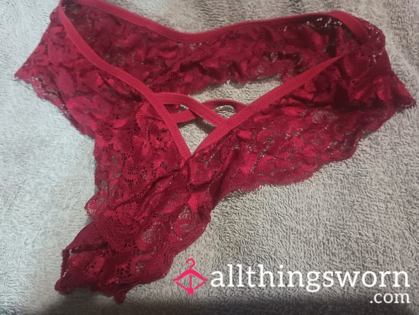Red Lacey Panty