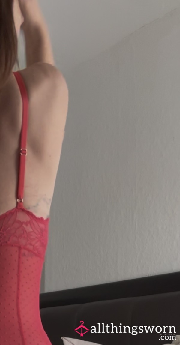 Red Lacy Body Suit 🌹