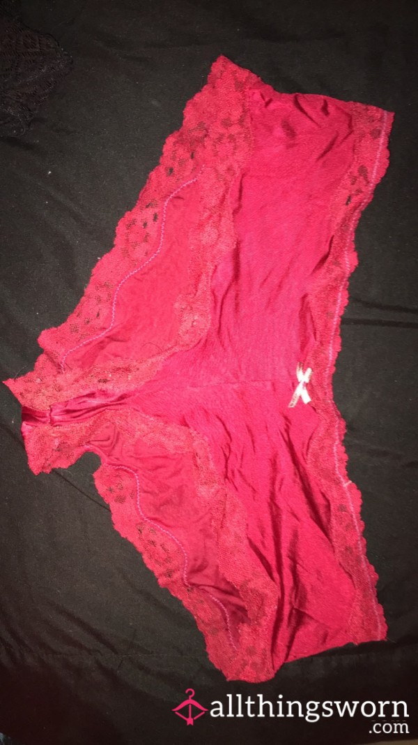 Red Lacy Panties