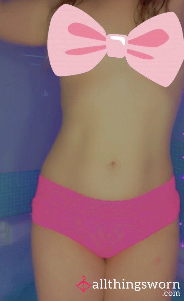 Pink Lacy Panties