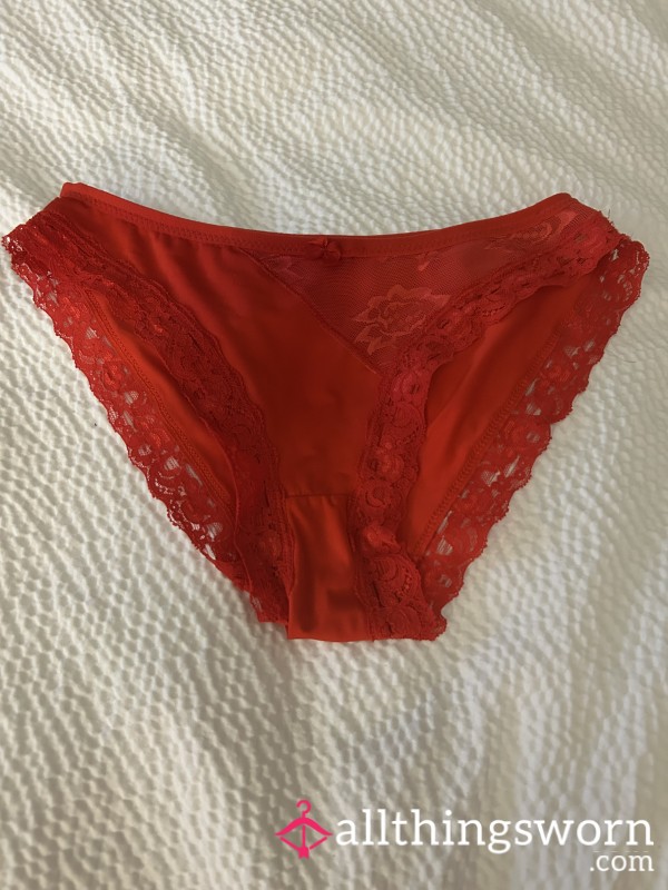Red Lacy Panties