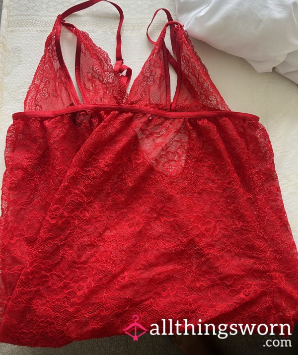 Red Lingerie Dress