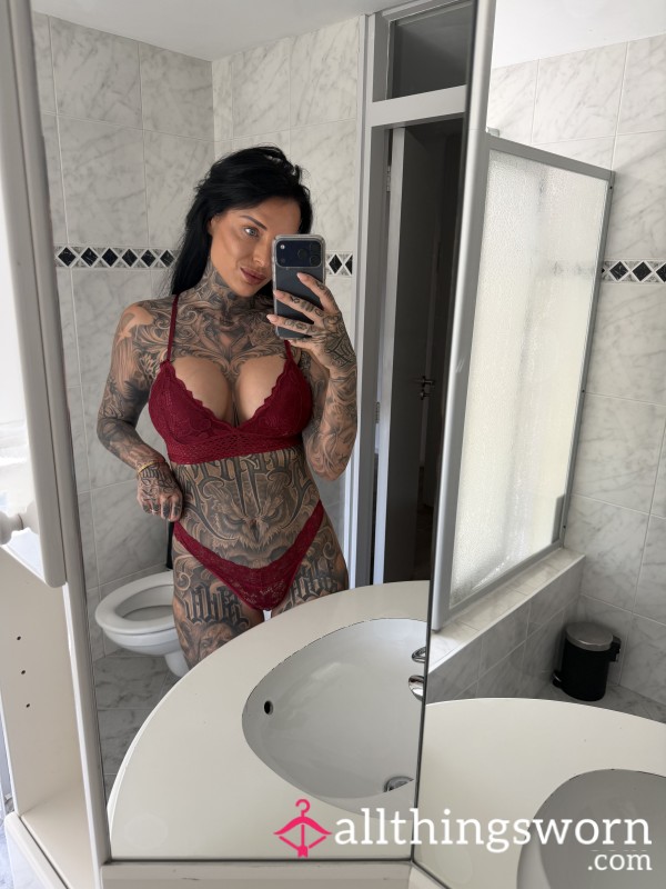 Red Lingerie Set 🥰